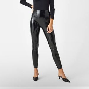 Faux Patent Leather Leggings